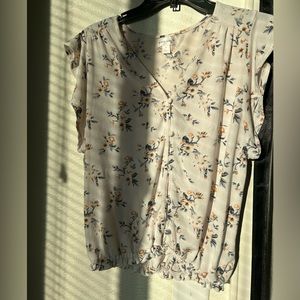 Flower print shirt
